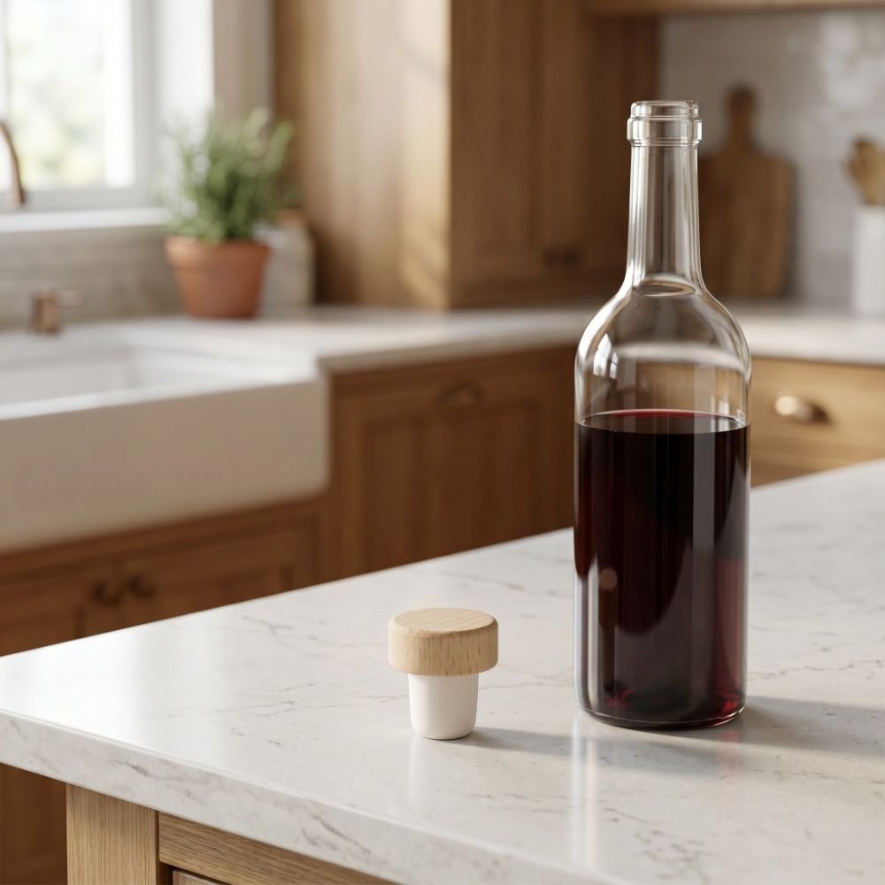 Wine Preservation Pump - 10 adet vakum contası şarap şişeleri