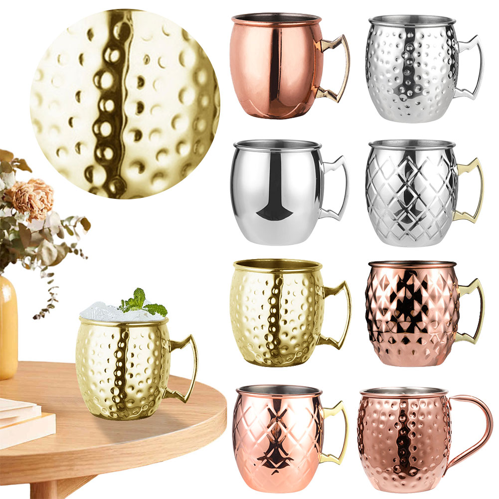 Mule Copper Mug - 500ML kokteyl şarap bardağı moskova Mule