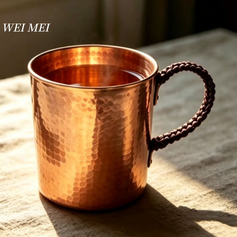 Mule Copper Mug - Vintage Bakır Kahve Fincanı, Water Mule
