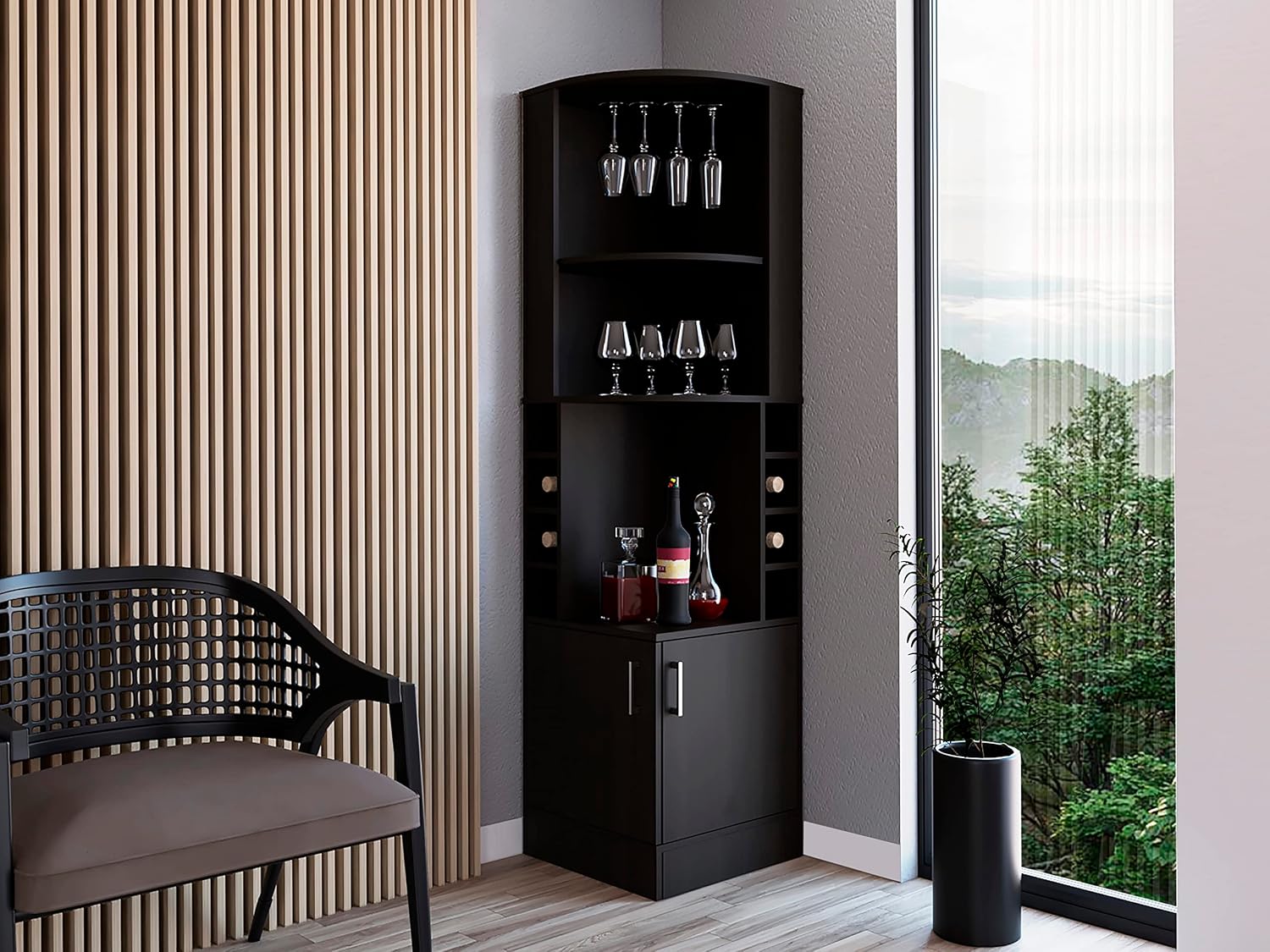 2 Raflı, Bardak Tutuculu, 8 Şi - Home Bar Shelves incelemesi ve fiyatı