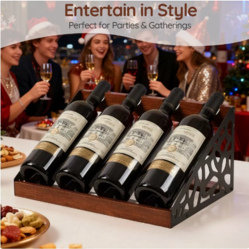 Ev Barı Ahşap Şaraplık Şarap Ş - Home Bar Shelves incelemesi ve fiyatı
