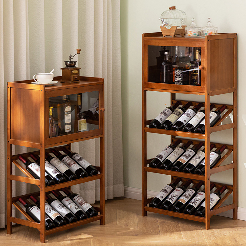 Katı Bambu Şarap Rafı 3/4-Katm - Home Bar Shelves incelemesi ve fiyatı