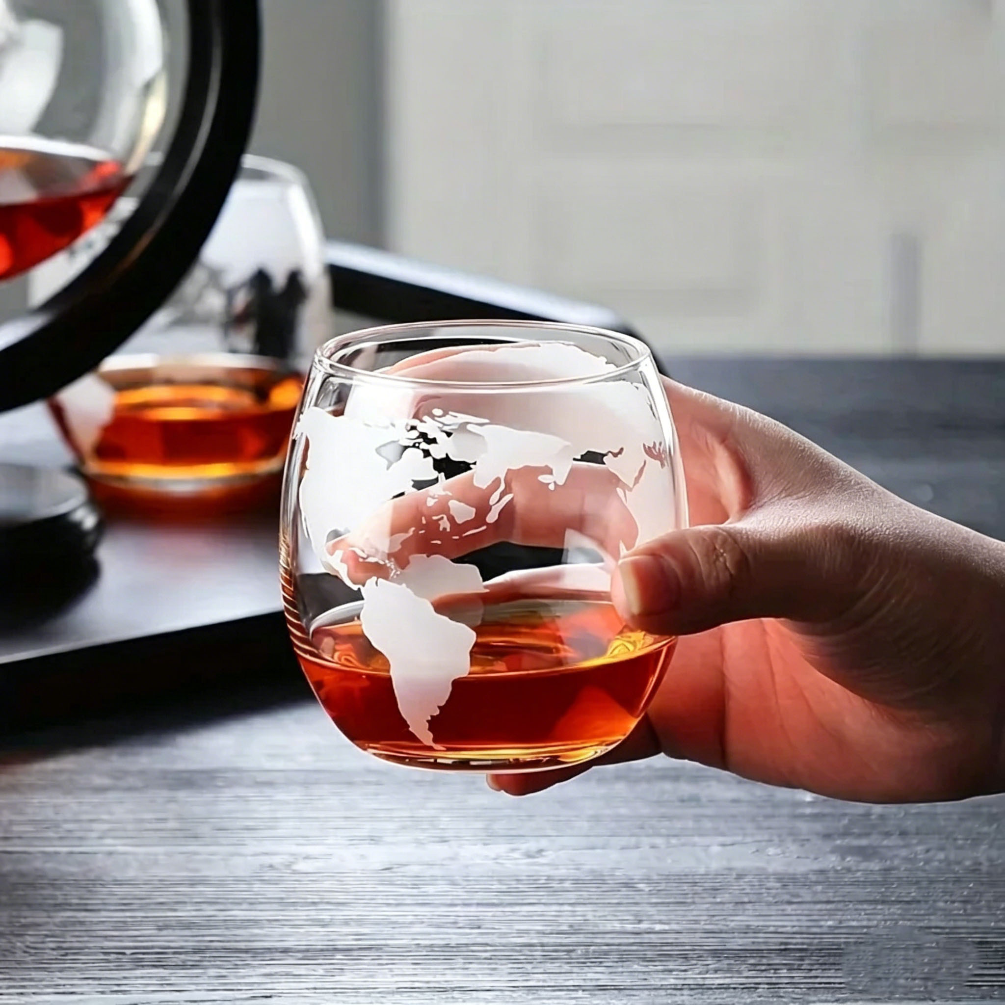 850 ml Viski Küre Şişe Seti, 2 - Decanter Globe Set incelemesi ve fiyatı