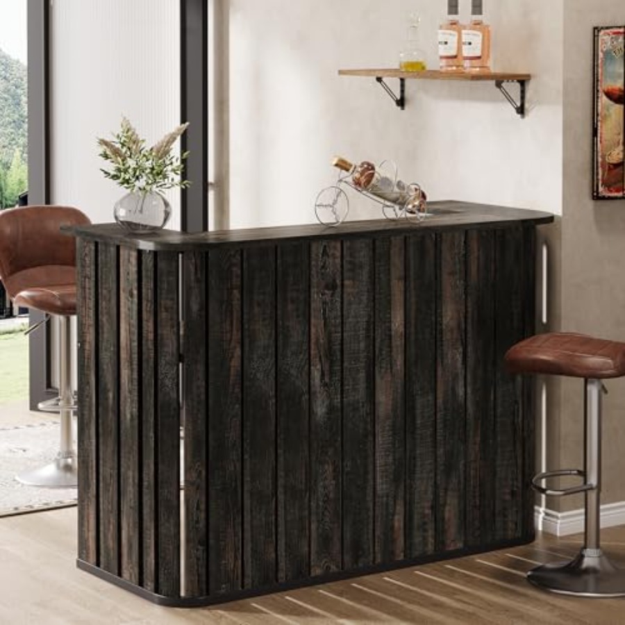 Evde pub kullanımı için ahşapt - Home Bar Shelves incelemesi ve fiyatı