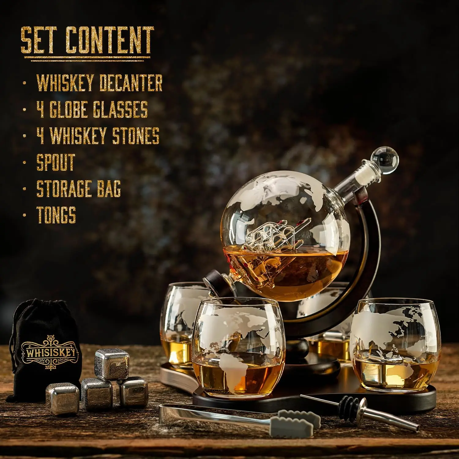 NANCIHUI yaratıcı cam sürahi 4 - Decanter Globe Set incelemesi ve fiyatı
