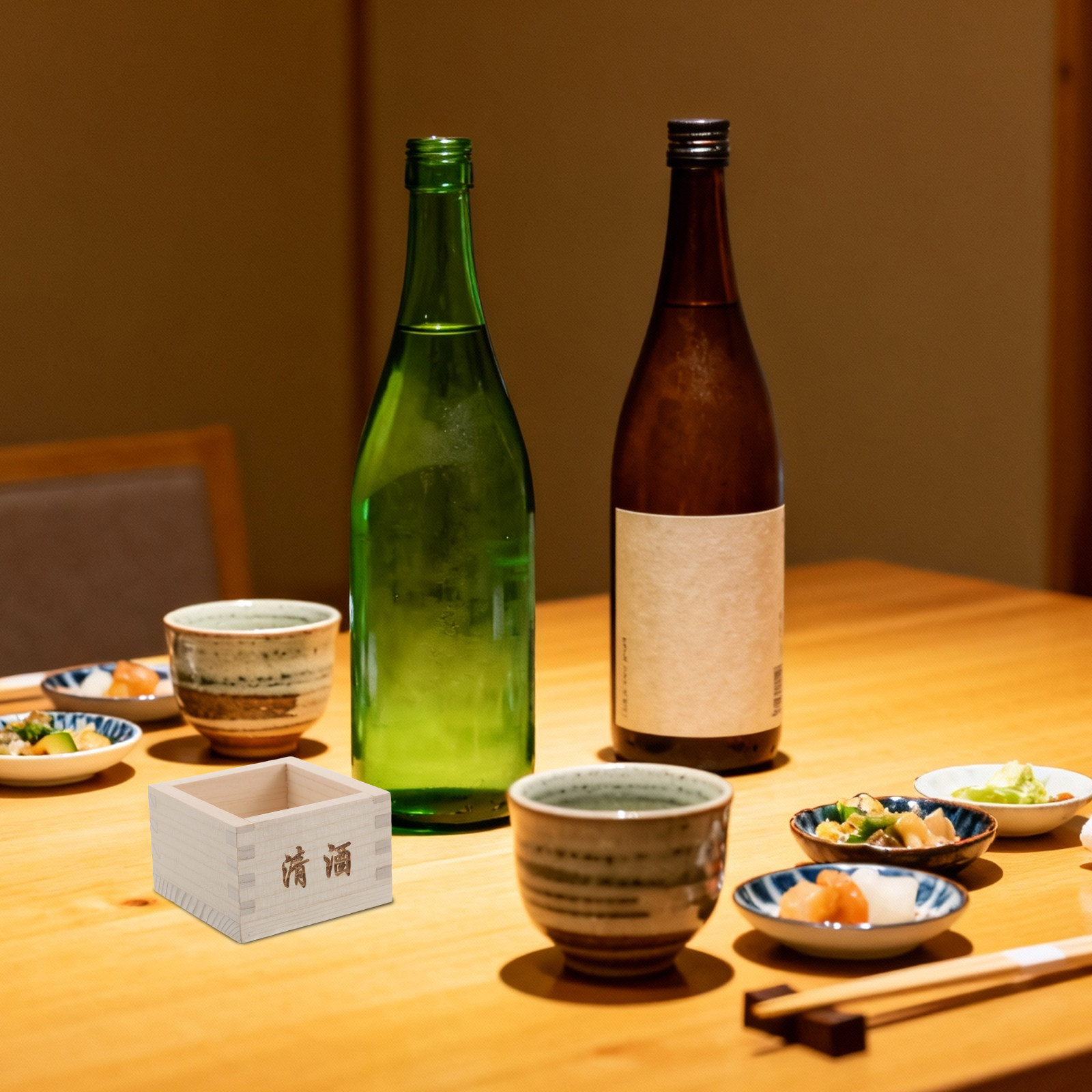 2 Adet Japon Sake Masu Kutusu  - Home Bar Set incelemesi ve fiyatı