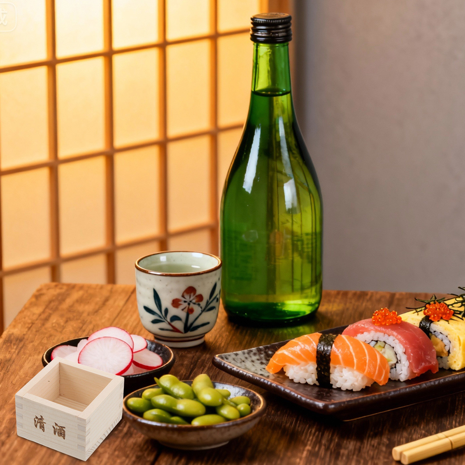 2 Adet Japon Sake Masu Kutusu  - Home Bar Set incelemesi ve fiyatı