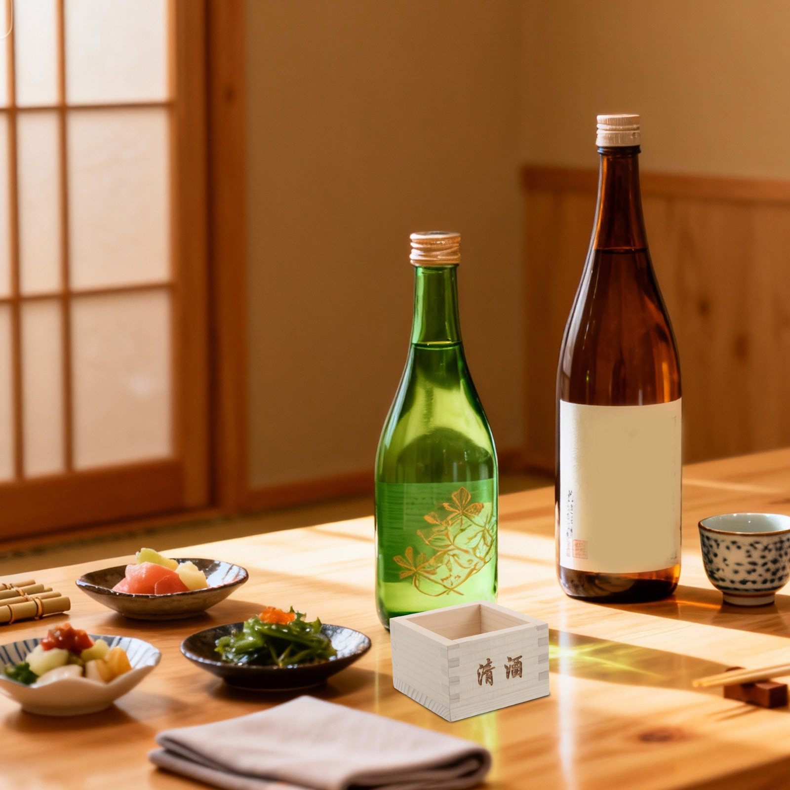 2 Adet Japon Sake Masu Kutusu  - Home Bar Set incelemesi ve fiyatı
