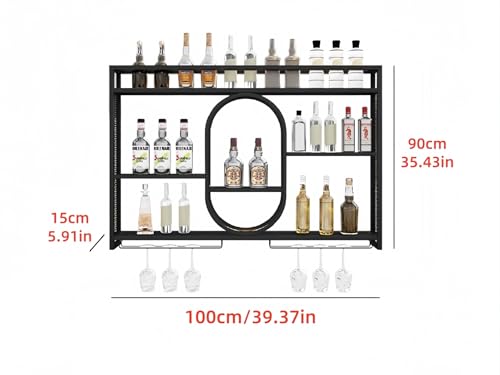 39 inç Yükseltilmiş Metal Duva - Home Bar Shelves incelemesi ve fiyatı