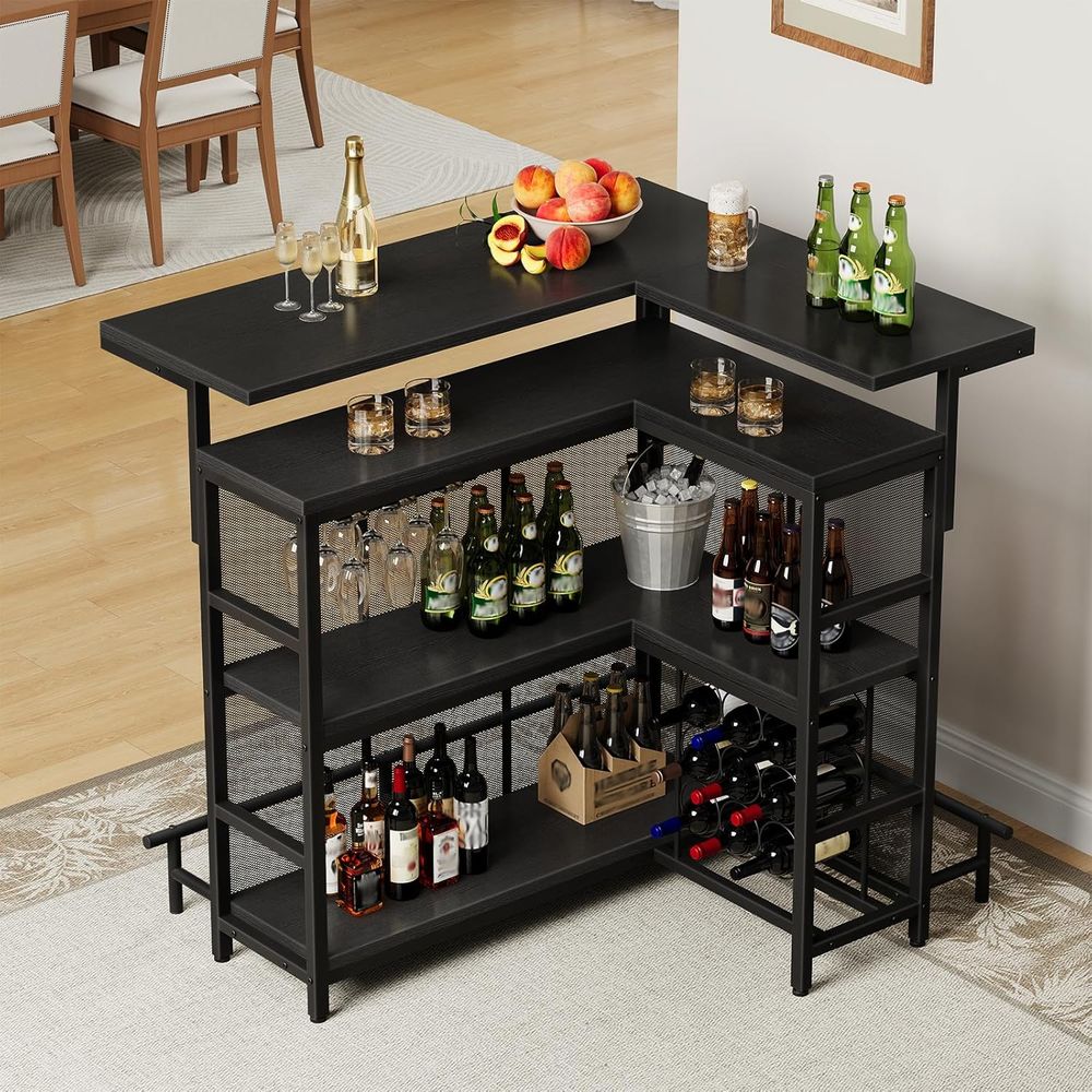 Ev Bar Ünitesi, L Şekilli Bard - Home Bar Shelves incelemesi ve fiyatı