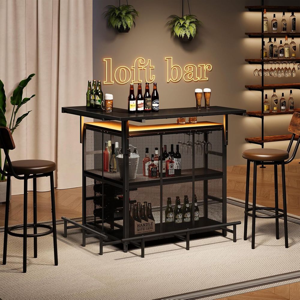 Ev Bar Ünitesi, L Şekilli Bard - Home Bar Shelves incelemesi ve fiyatı