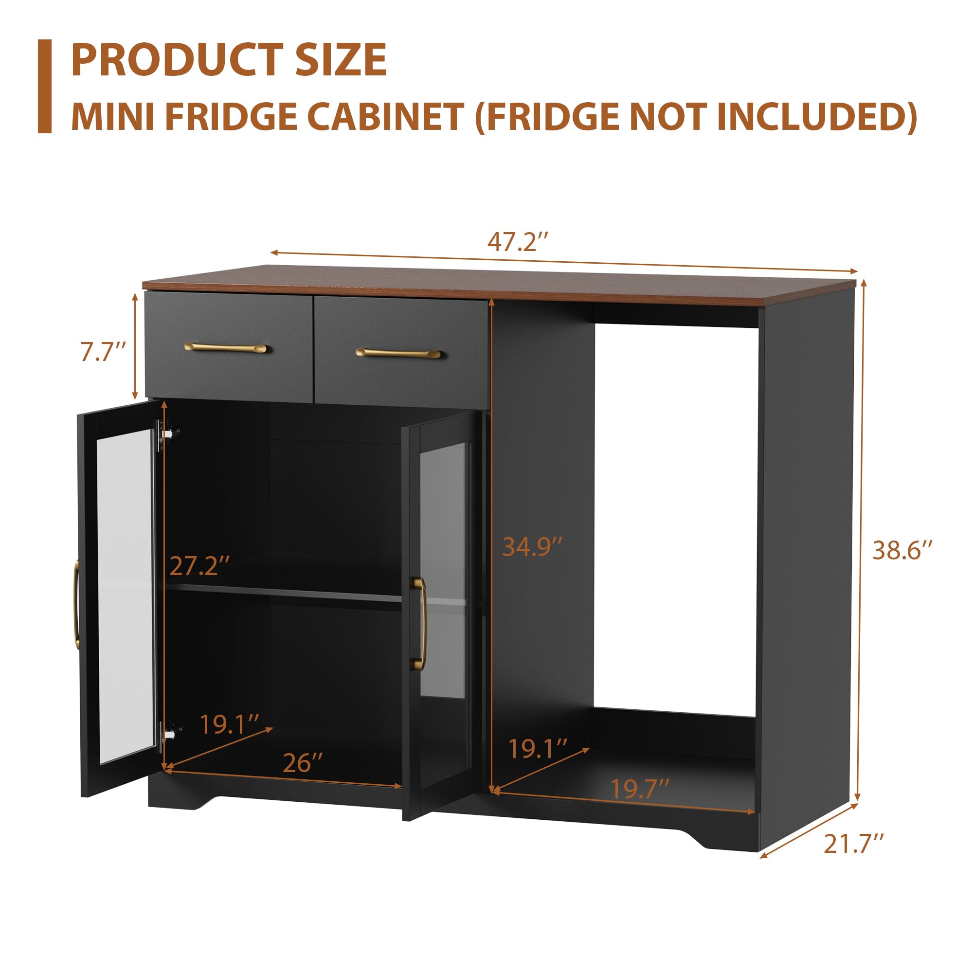 Mini Buzdolabı Alanı, LED Işık - Home Bar And Fridge incelemesi ve fiyatı