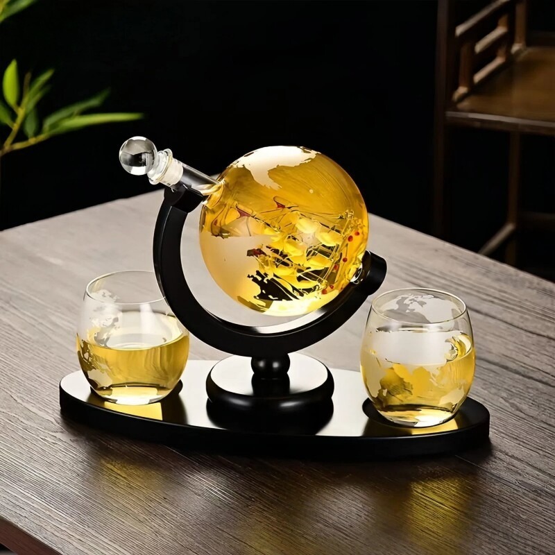 Dekoratif Küre Şarap Sürahisi  - Home Bar Set incelemesi ve fiyatı